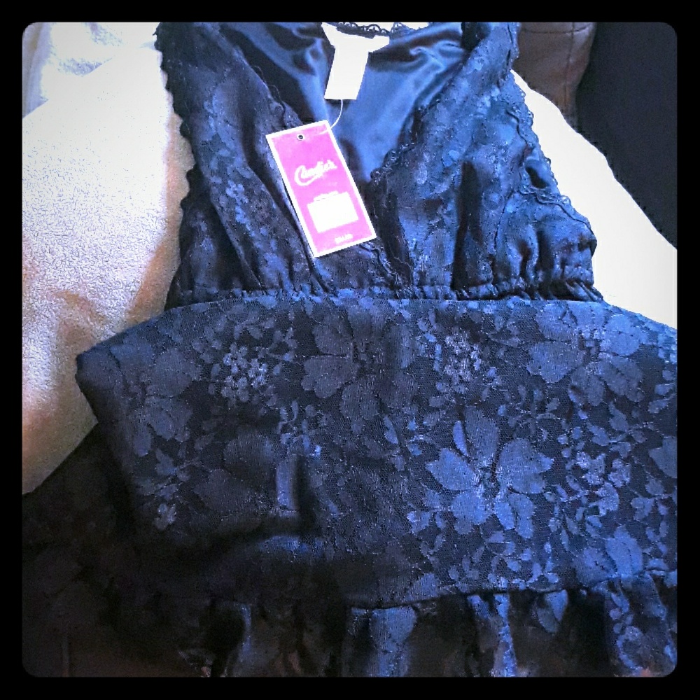 Short black dress